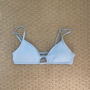 Blue L*Space Cut Out Bikini Top